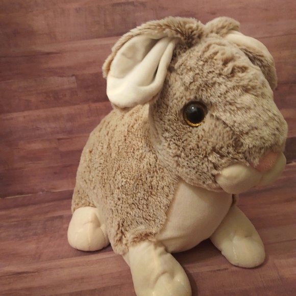 HUGE! Cute & Soft Gray Grey Plush Easter Bunny Stuffed Animal Toy Easter Holiday - Picture 11 of 12